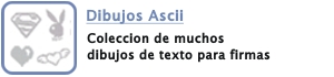 dibujos ascii art imagenes de texto para comentarios